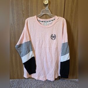 Victoria's Secret Color Block Long Sleeve Tee